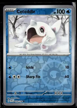 Pokemon TCG | Scarlet & Violet Base | Cetoddle | Reverse Holo | 059/198 | LP - Image 1