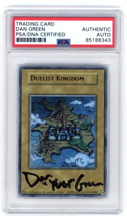 PSA Signed Dan Green Duelist Kingdom Yugi's Legendary Decks Limited Edition - Image 1