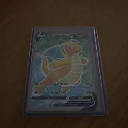 Dragonite V 076/078 Pokemon Go Holo Ultra Rare Pokemon Card 2022 - Image 1