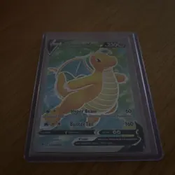 Dragonite V 076/078 Pokemon Go Holo Ultra Rare Pokemon Card 2022 - Image 2