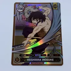 Hashibira Inosuke - Demon Slayer Trading Card Game Holo Foil Cool Art Tc8 - Image 1