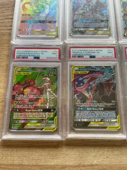 Pokemon PSA Graded Lot of 22 PSA Slabs with One Gengar & Mimikyu GX #186 NM Card - Image 5