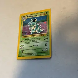 Pokemon TCG Nidoqueen Base Set 2 Holo Unlimited Rare Card 12/130 LP Condition - Image 1