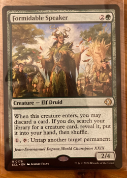 Formidable Speaker Lorwyn Eclipsed Regular, Magic: the Gathering #176 - Image 1