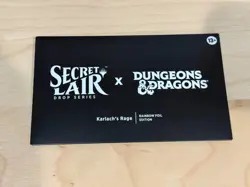 MTG Secret Lair x Dungeons & Dragons: Karlach's Rage - Rainbow FOIL SEALED - Image 1