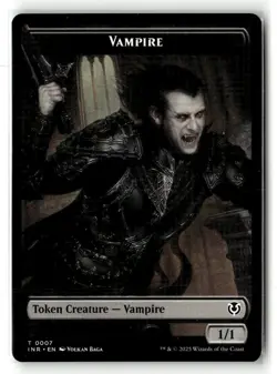Vampire (0007) Vampire (0008) Double-Sided Token - Innistrad Remastered (INR) - Image 1