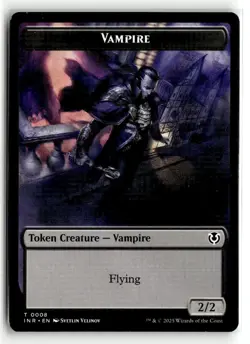 Vampire (0007) Vampire (0008) Double-Sided Token - Innistrad Remastered (INR) - Image 2