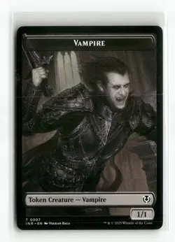 Vampire (0007) Vampire (0008) Double-Sided Token - Innistrad Remastered (INR) - Image 1