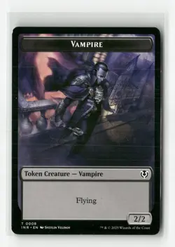 Vampire (0007) Vampire (0008) Double-Sided Token - Innistrad Remastered (INR) - Image 2
