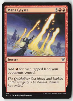 MTG - Mana Geyser #176 - Regular - C21 Commander 2021 - Image 1