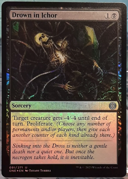 Mtg Magic Drown in Ichor FOIL ENGLISH Noyade dans la sanie 2 available - Image 1