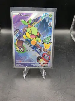 Turtwig MEP 040 First Partner Illustration Rare Pokemon TCG 30th Anniversary - Image 1