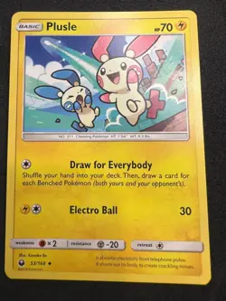 Plusle 53/168 Uncommon Celestial Storm Pokemon 2018 - Image 1