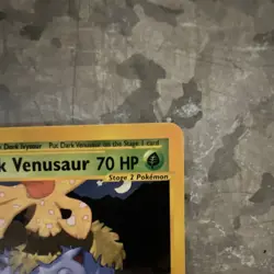 Pokemon Dark Venusaur #7 [Winner] Best of Game Promo Regular 70 HP 2003 TCG - Image 4