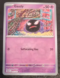 Gastly 92/165 Pokemon TCG Scarlet & Violet 151 Reverse Holo NM - Image 3