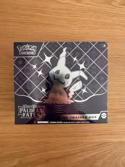 Pokemon Paldean Fates Elite Trainer Box ETB Sealed with Small Tear - Image 1