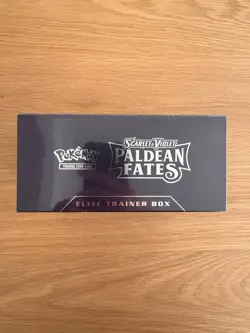 Pokemon Paldean Fates Elite Trainer Box ETB Sealed with Small Tear - Image 2