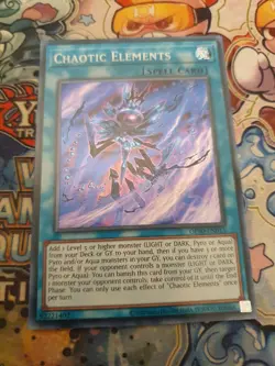 Yu-Gi-Oh! Chaotic Elements OP30-EN011 Super Rare - Image 1