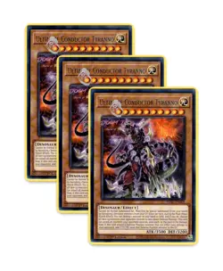 Yugioh! Ultimate Conductor Tyranno WISU-EN009 (Rare) 1st Ed 3x - Image 1