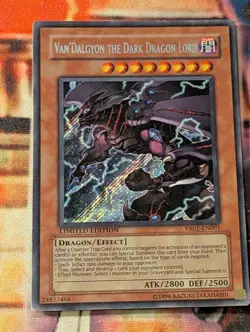Van'Dalgyon the Dark Dragon Lord YR01 Promo LP/MP Yugioh - Image 1