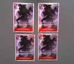 Moneky D Dragon SR Op07-015 Playset ×4 One Piece TCG PRB-02 Reprint - Image 1