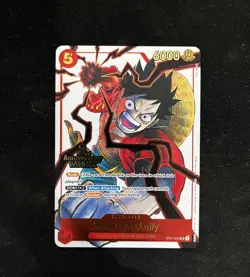 Monkey.D.Luffy - ST01-012 (3rd Anniversary Winner) - NM Piece Promotion Card - Image 1