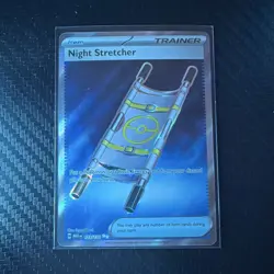 Pokemon Night Stretcher Ultra Rare Holo Trainer MEGA 173/132 Card - Image 1