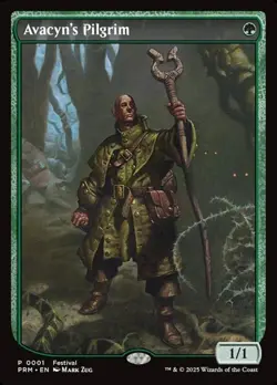 Avacyn's Pilgrim - Foil Promo MagicFest 2025 NM MTG - Image 1