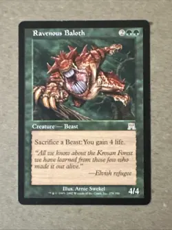 Ravenous Baloth X1 Onslaught LP Condition See Pics Front Back - Image 1