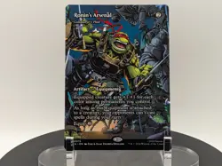 MTG Ronin's Arsenal Conqueror's Flail SHOWCASE NON-FOIL #0015 TMNT PZA NM Rare - Image 1