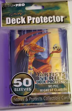 Ultra Pro Artists Series Deck Protector Sleeves 50 Sleeves New Elmore - Image 1