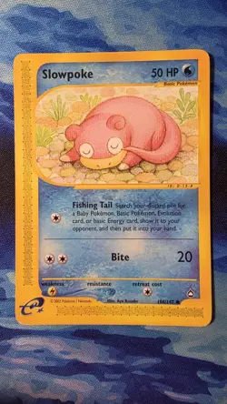 Slowpoke 108/147 Aquapolis NM Pokemon Card - Image 1
