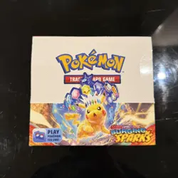 Pokemon Surging Sparks Booster Box 36 Packs Sealed Packs Opened Box - Image 1