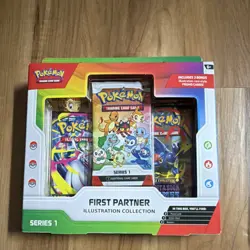Pokemon First Partner Illustration Collection Series 1 Promo Box - Image 1