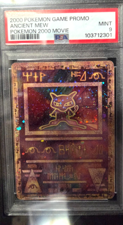 2000 Pokemon Game Promo Ancient Mew Pokemon 2000 Movie PSA Graded 9 - Image 1