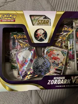 Pokemon TCG Hisuian Zoroark VSTAR Premium Collection Factory Sealed Mint - Image 2