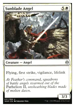 Sunblade Angel War of the Spark MTG - NM+ (Mythic Relics) - Image 1