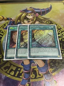 Yugioh! 3x NM Piri Reis Map BROL-EN023 (Secret Rare) 1st Edition - Image 1