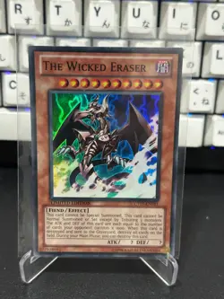 Yugioh The Wicked Eraser CT07-EN011 Limited Edition Super Rare - Image 1