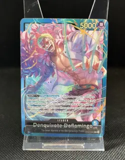 Donquixote Doflamingo • OP01-060 SR Leader Starter Deck 17 Holo One Piece TCG NM - Image 1