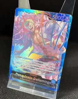 Donquixote Doflamingo • OP01-060 SR Leader Starter Deck 17 Holo One Piece TCG NM - Image 2