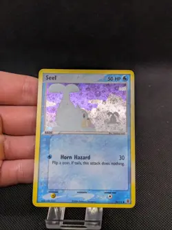 Seel 78/112 EX FireRed & LeafGreen Reverse Holo Pokemon Card Played - Image 3