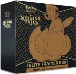EMPTY Shining Fates Elite Trainer Box ETB Cards Pokemon Cards TCG NO PACKS INC - Image 1