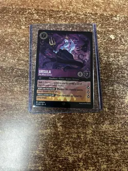Disney Lorcana TCG Ursula Sea Witch Queen Card 58/204 - Image 1