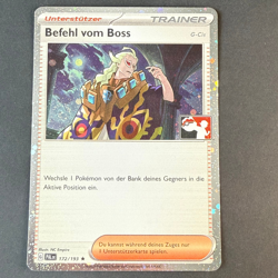 Befehl vom Boss 172/193 PAL 🟢NM 🇩🇪Deutsch ✨Cosmos Holo✨ Pokemon Play Prize - Image 2