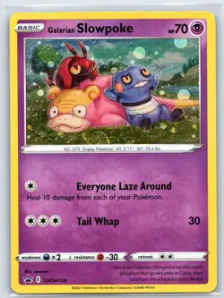 Galarian Slowpoke SWSH126 SWSH Black Star Pokemon NM - Image 2