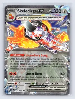 Skeledirge ex 137/182 Paradox Rift Pokemon NM - Image 2