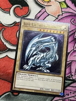 YUGIOH Blue-Eyes White Dragon OP28-EN001 Ultimate Rare LP #2 - Image 1