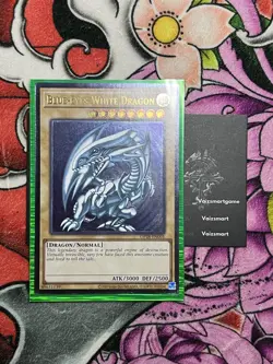 YUGIOH Blue-Eyes White Dragon OP28-EN001 Ultimate Rare LP #2 - Image 5