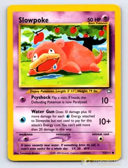 Slowpoke 73/111 Neo Genesis Pokemon MP - Image 2